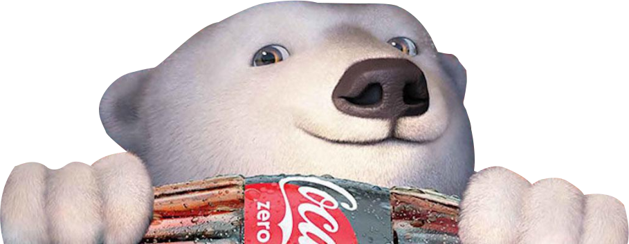 coca cola polar bear